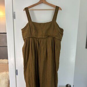 Cedar & Vine Linen Dress, Size 20-22